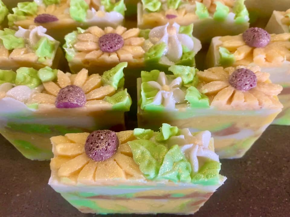 Sunflower Handmade Artisan Soap -  Cold Process Soap